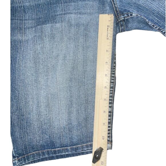 1.8 by YMI Denim Jean Bermuda Y2K Junior Shorts Junior Size 13 - Picture 9 of 9